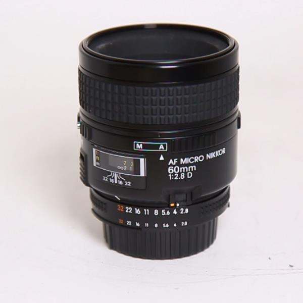 Used Nikon AF Micro-Nikkor 60mm f/2.8D Macro Lens