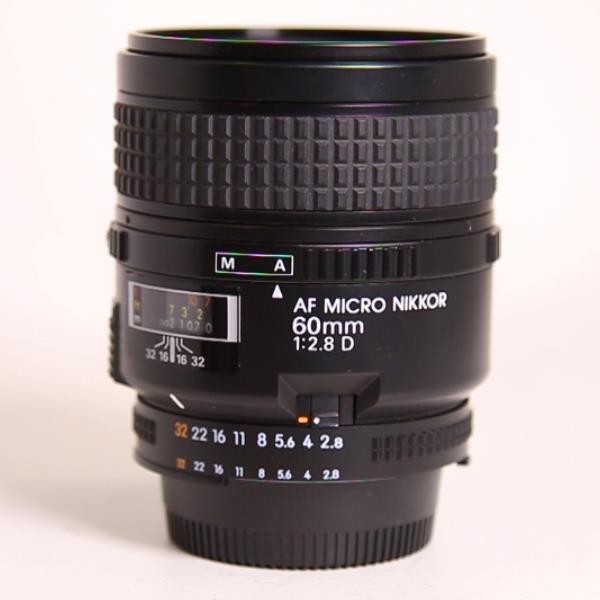 Used Nikon AF Micro-Nikkor 60mm f/2.8D Macro Lens