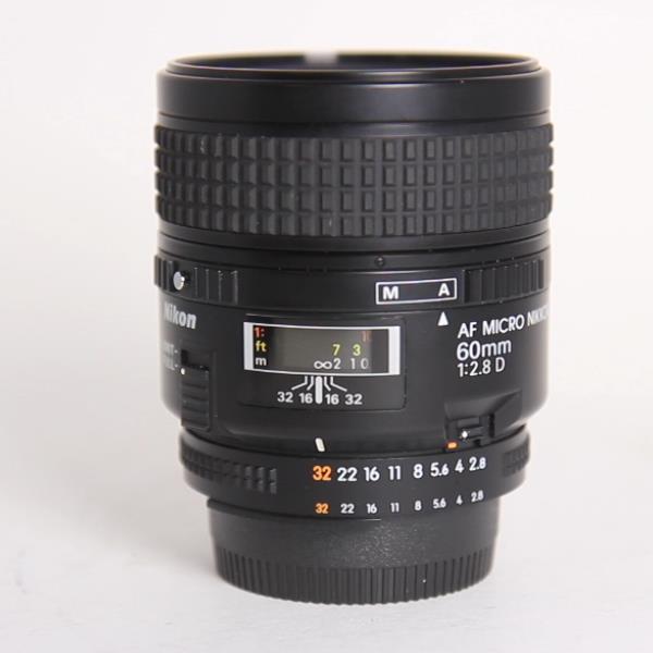 Used Nikon AF Micro-Nikkor 60mm f/2.8D Macro Lens
