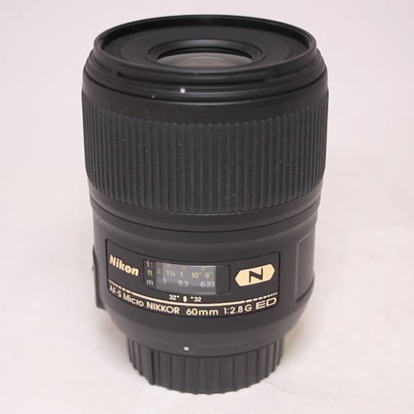 Used Nikon AF-S Micro Nikkor 60mm f/2.8G ED Macro Lens