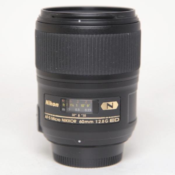 Used Nikon AF-S Micro Nikkor 60mm f/2.8G ED Macro Lens