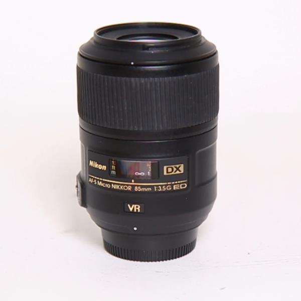 Used Nikon AF-S DX Micro Nikkor 85mm f/3.5G ED VR Macro Lens