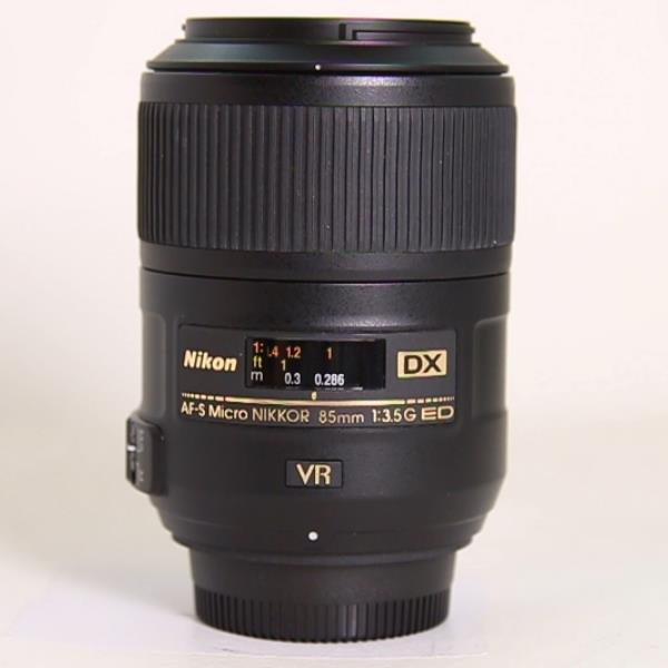 Used Nikon AF-S DX Micro Nikkor 85mm f/3.5G ED VR Macro Lens