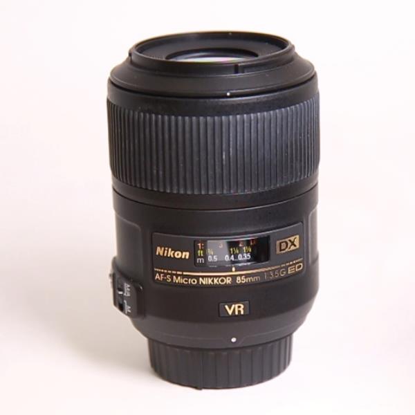Used Nikon AF-S DX Micro Nikkor 85mm f/3.5G ED VR Macro Lens