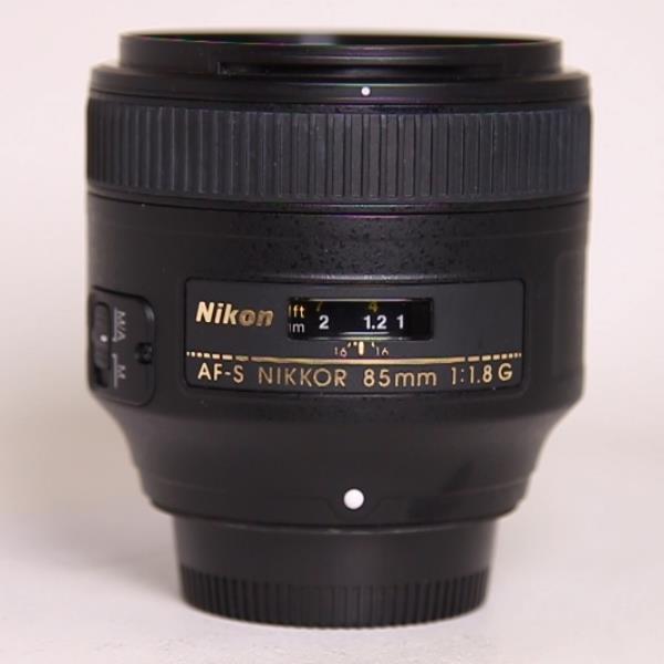 Used Nikon AF-S Nikkor 85mm f/1.8G Telephoto Prime Lens