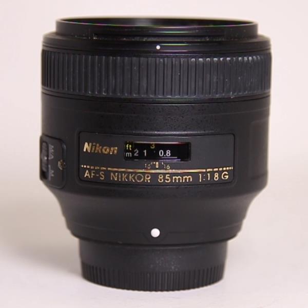 Used Nikon AF-S Nikkor 85mm f/1.8G Telephoto Prime Lens