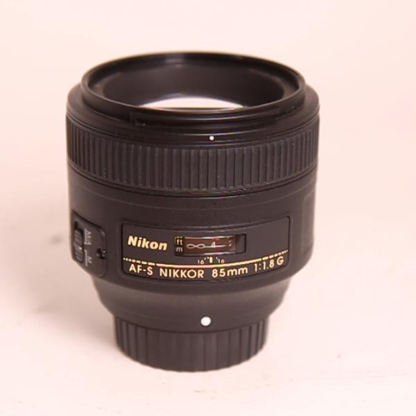 Used Nikon AF-S Nikkor 85mm f/1.8G Telephoto Prime Lens