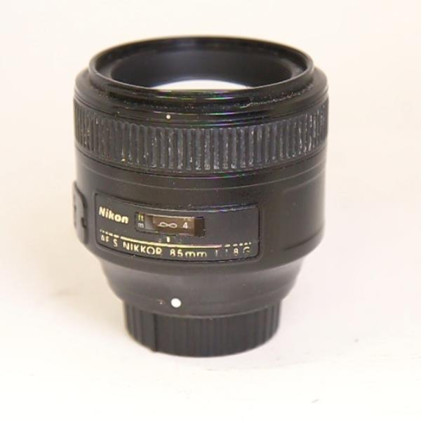Used Nikon AF-S Nikkor 85mm f/1.8G Telephoto Prime Lens