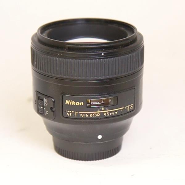 Used Nikon AF-S Nikkor 85mm f/1.8G Telephoto Prime Lens