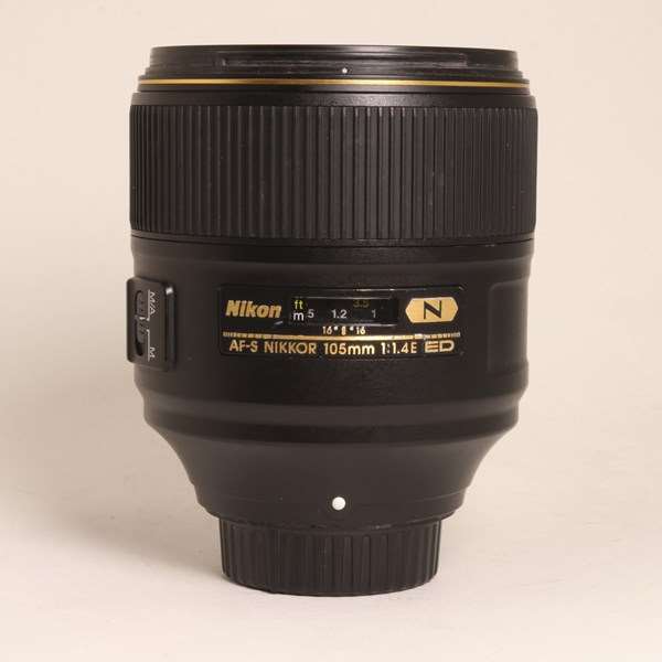 Used Nikon AF-S Nikkor 105mm f/1.4E ED Telephoto Prime Lens