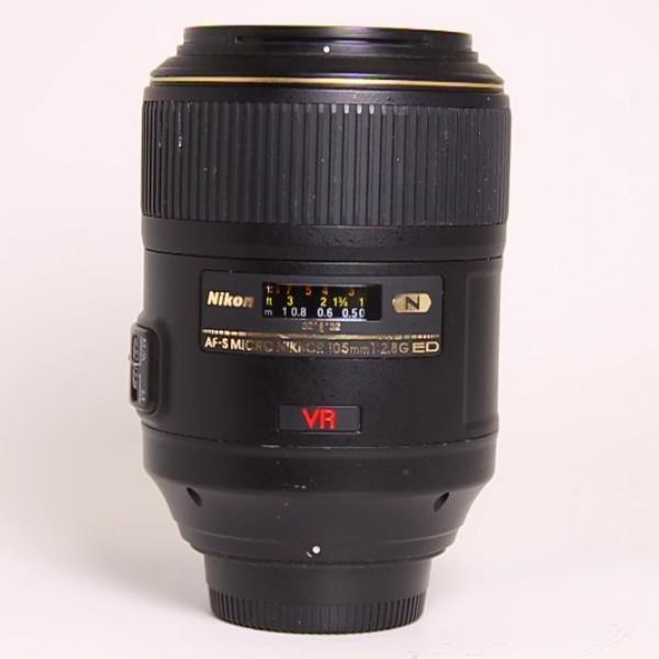 Used Nikon AF-S VR Micro-Nikkor 105mm f/2.8G IF-ED Macro Lens