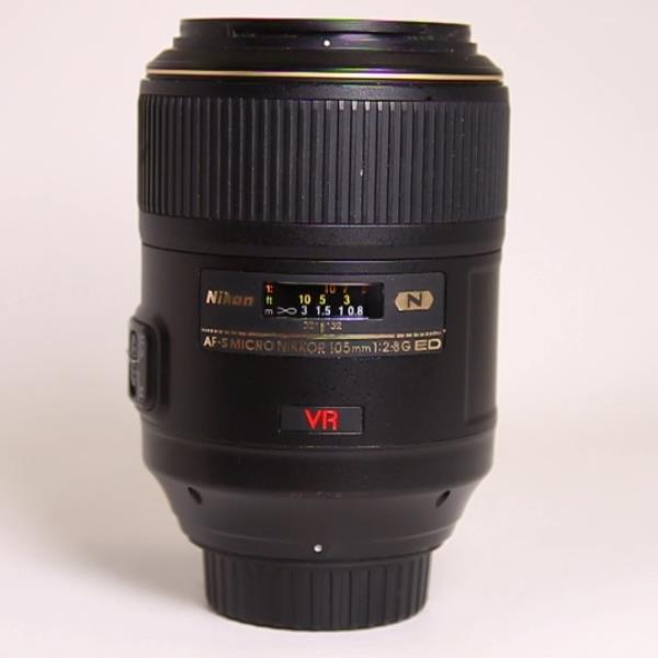 Used Nikon AF-S VR Micro-Nikkor 105mm f/2.8G IF-ED Macro Lens