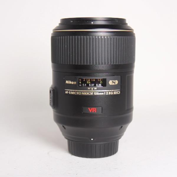 Used Nikon 105mm f/2.8G Micro F Mount Lens