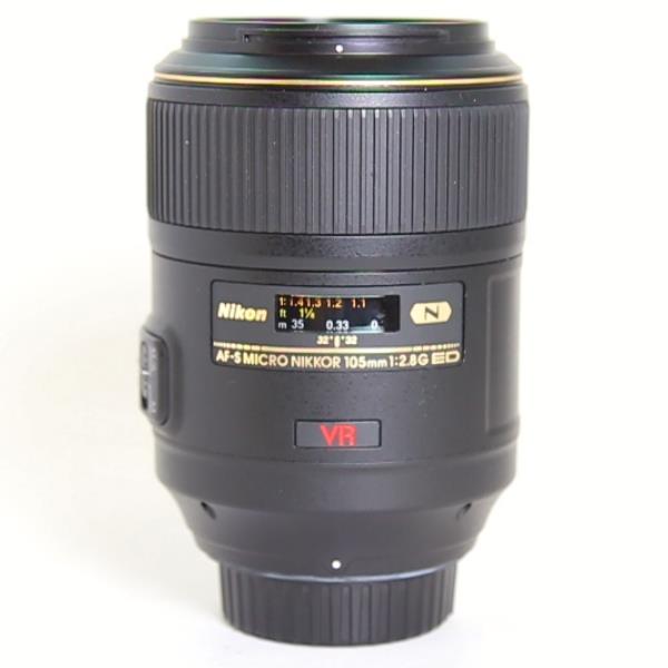 Used Nikon AF-S VR Micro-Nikkor 105mm f/2.8G IF-ED Macro Lens