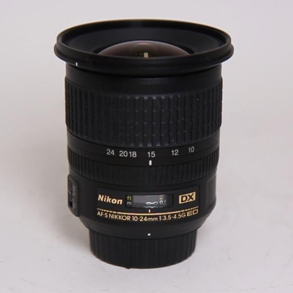 Used Nikon AF-S DX Nikkor 10-24mm f/3.5-4.5G ED Ultra Wide Angle Zoom Lens