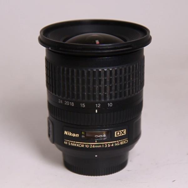 Used Nikon AF-S DX Nikkor 10-24mm f/3.5-4.5G ED Ultra Wide Angle Zoom Lens