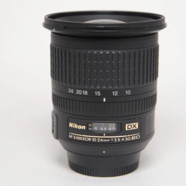Used Nikon AF-S DX Nikkor 10-24mm f/3.5-4.5G ED Ultra Wide Angle Zoom Lens