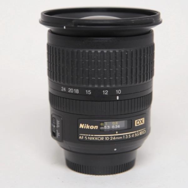 Used Nikon AF-S DX Nikkor 10-24mm f/3.5-4.5G ED Ultra Wide Angle Zoom Lens