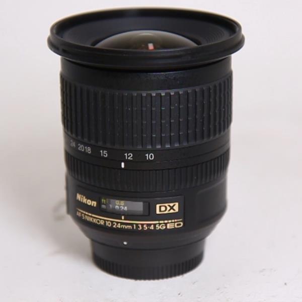 Used Nikon AF-S DX Nikkor 10-24mm f/3.5-4.5G ED Ultra Wide Angle Zoom Lens