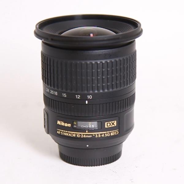 Used Nikon AF-S DX Nikkor 10-24mm f/3.5-4.5G ED Ultra Wide Angle Zoom Lens