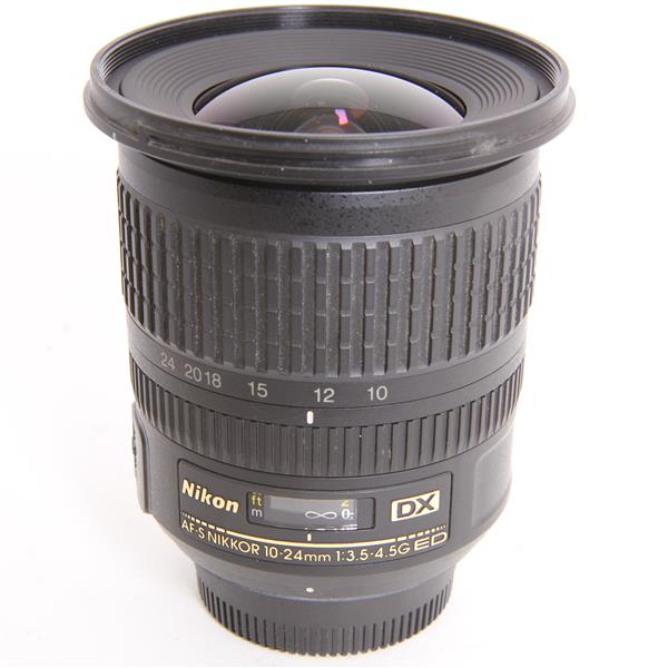 Used Nikon AF-S DX Nikkor 10-24mm f/3.5-4.5G ED Ultra Wide Angle Zoom Lens