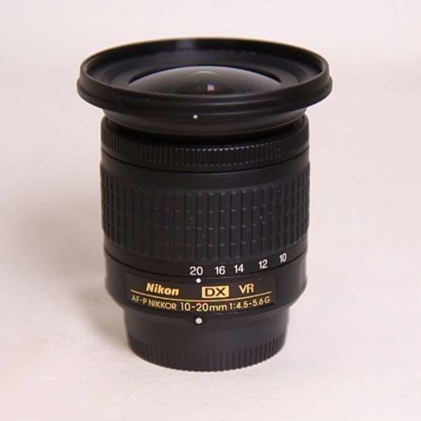 Used Nikon AF-P DX Nikkor 10-20mm f/4.5-5.6G VR Ultra Wide Angle Zoom Lens