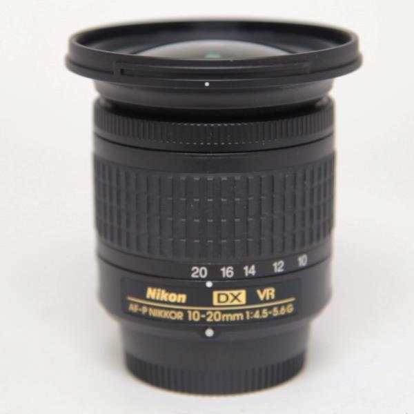 Used Nikon AF-P DX Nikkor 10-20mm f/4.5-5.6G VR Ultra Wide Angle Zoom Lens