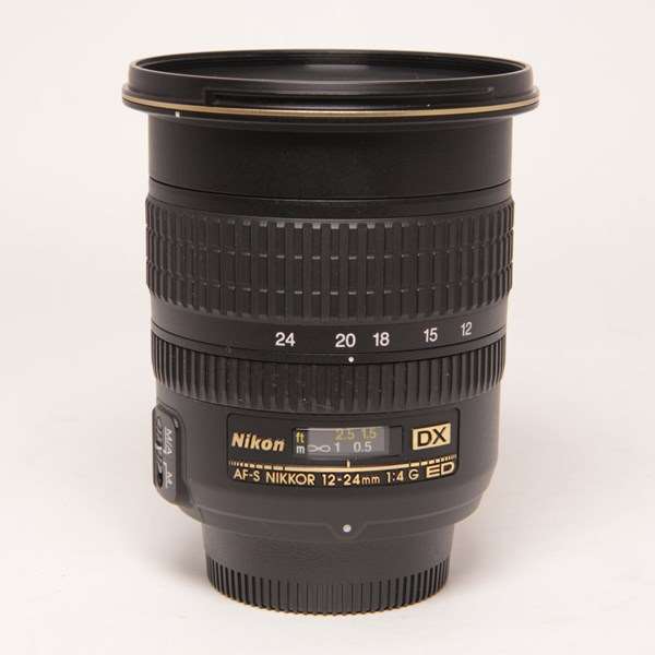 Used Nikon AF-S 12-24mm lens f/4G DX IF-ED