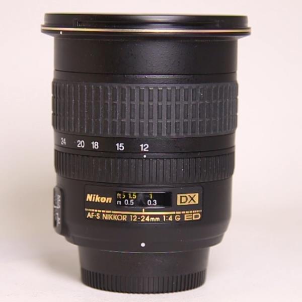 Used Nikon AF-S 12-24mm lens f/4G DX IF-ED