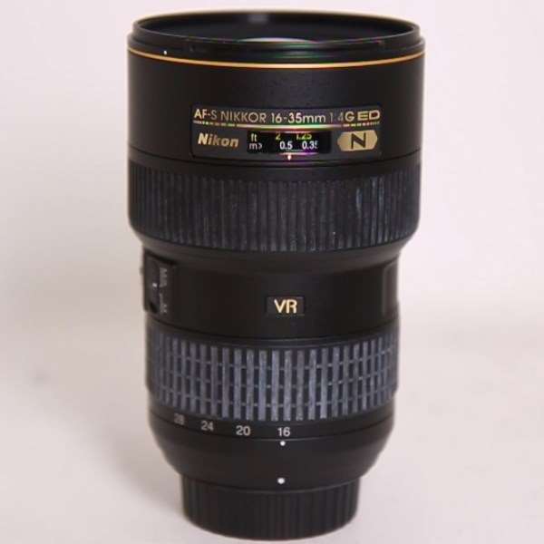 Used Nikon AF-S Nikkor 16-35mm f/4G ED VR Ultra Wide Angle Zoom Lens