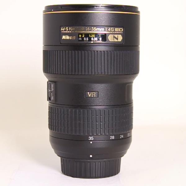 Used Nikon AF-S Nikkor 16-35mm f/4G ED VR Ultra Wide Angle Zoom Lens