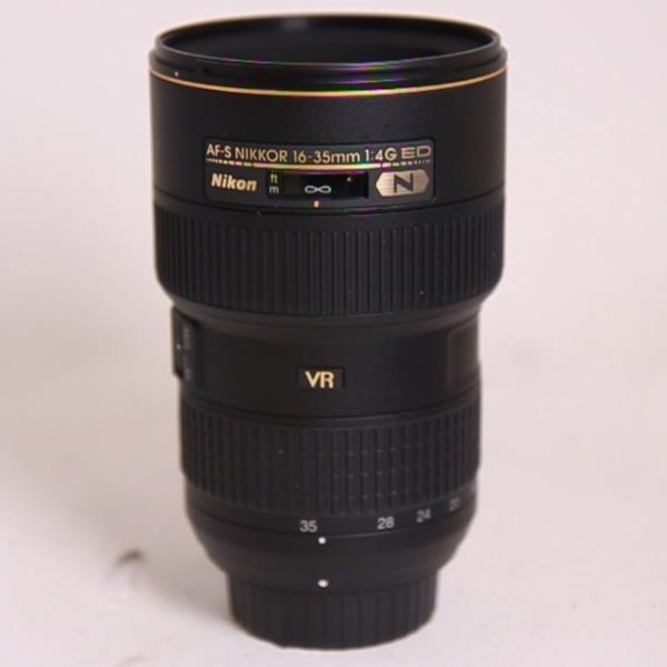 Used Nikon AF-S Nikkor 16-35mm f/4G ED VR Ultra Wide Angle Zoom Lens