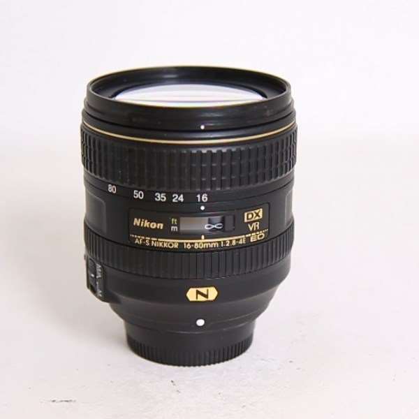 Used Nikon 16-80mm f/2.8-4E VR F Mount Lens | Park Cameras