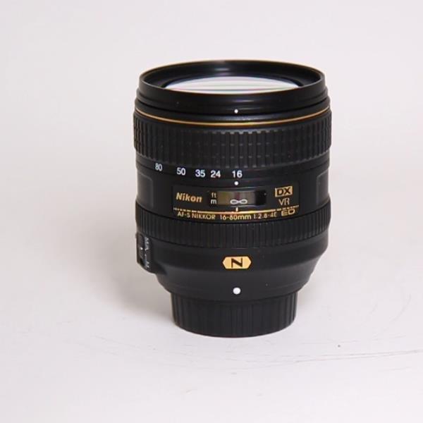 Used Nikon AF-S DX Nikkor 16-80mm f/2.8-4E ED VR Zoom Lens