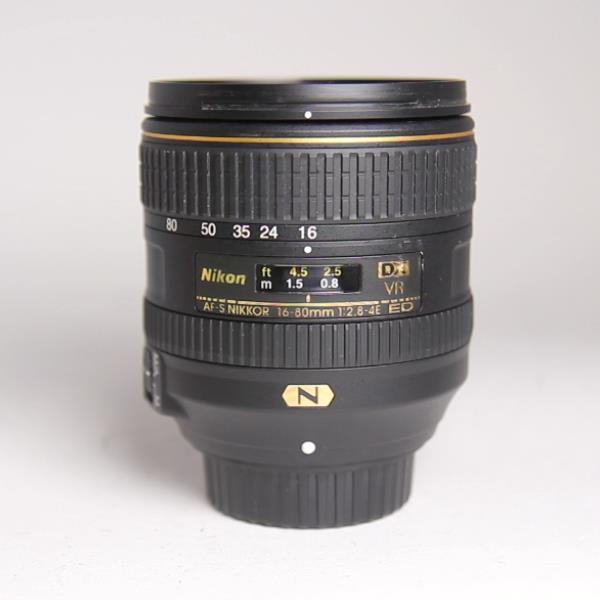 Used Nikon AF-S DX Nikkor 16-80mm f/2.8-4E ED VR Zoom Lens