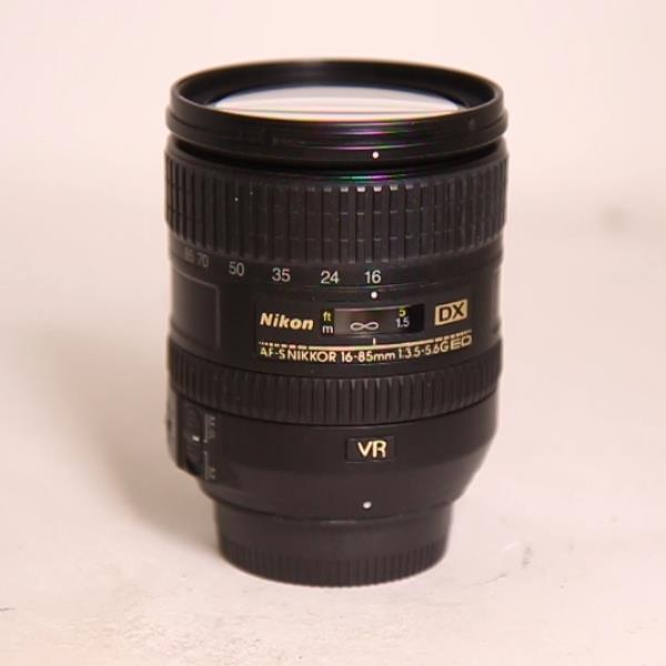 Used Nikon AF-S DX Nikkor 16-85mm f/3.5-5.6G ED VR Zoom Lens