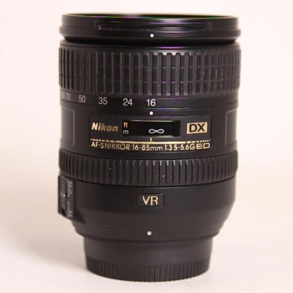 Used Nikon AF-S DX Nikkor 16-85mm f/3.5-5.6G ED VR Zoom Lens