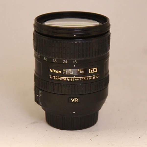 Used Nikon AF-S DX Nikkor 16-85mm f/3.5-5.6G ED VR Zoom Lens