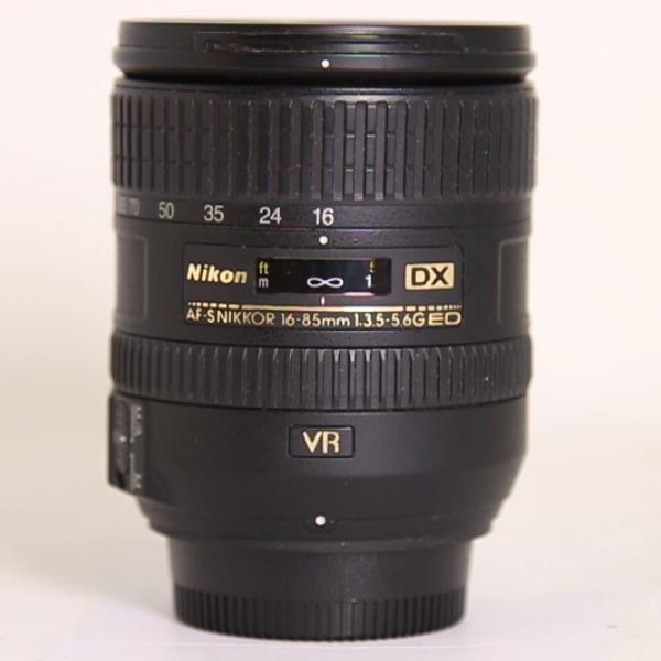 Used Nikon AF-S DX Nikkor 16-85mm f/3.5-5.6G ED VR Zoom Lens