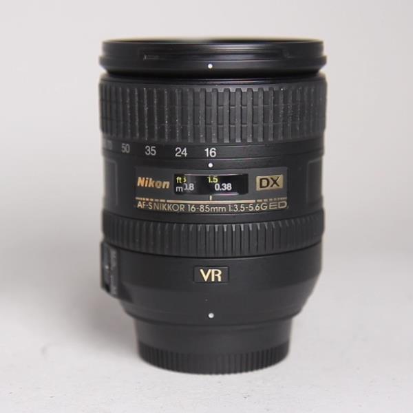 Used Nikon AF-S DX Nikkor 16-85mm f/3.5-5.6G ED VR Zoom Lens
