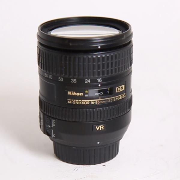 Used Nikon AF-S DX Nikkor 16-85mm f/3.5-5.6G ED VR Zoom Lens