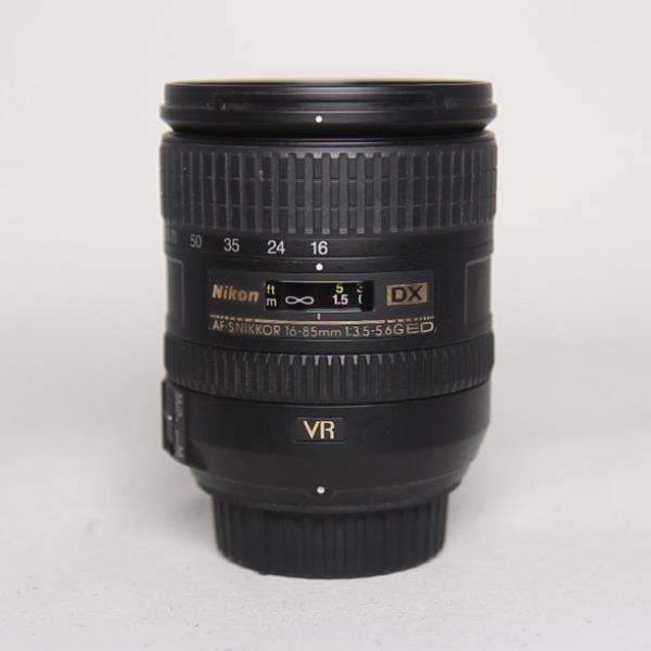 Used Nikon AF-S DX Nikkor 16-85mm f/3.5-5.6G ED VR Zoom Lens