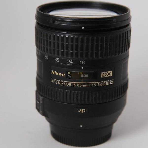 Used Nikon AF-S DX Nikkor 16-85mm f/3.5-5.6G ED VR Zoom Lens