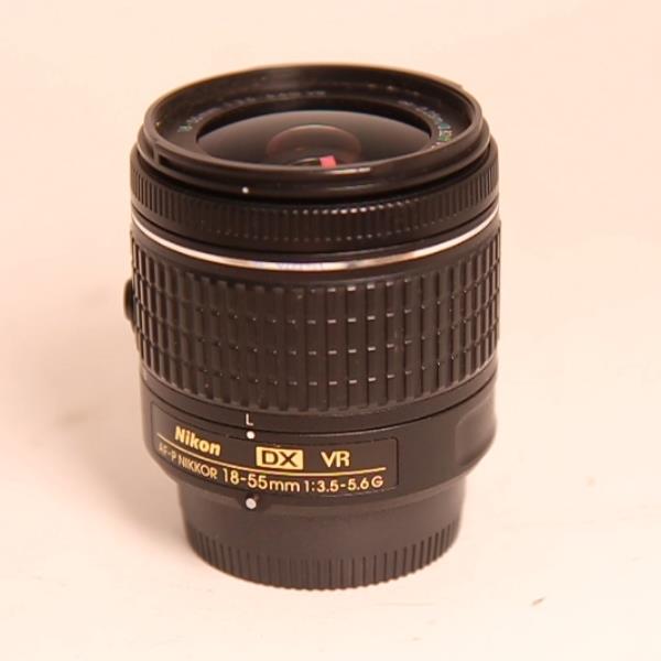 Used Nikon AF-P DX Nikkor 18-55mm f/3.5-5.6G VR Zoom Lens
