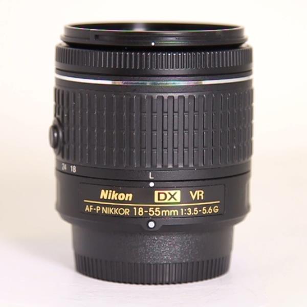 Used Nikon AF-P DX Nikkor 18-55mm f/3.5-5.6G VR Zoom Lens