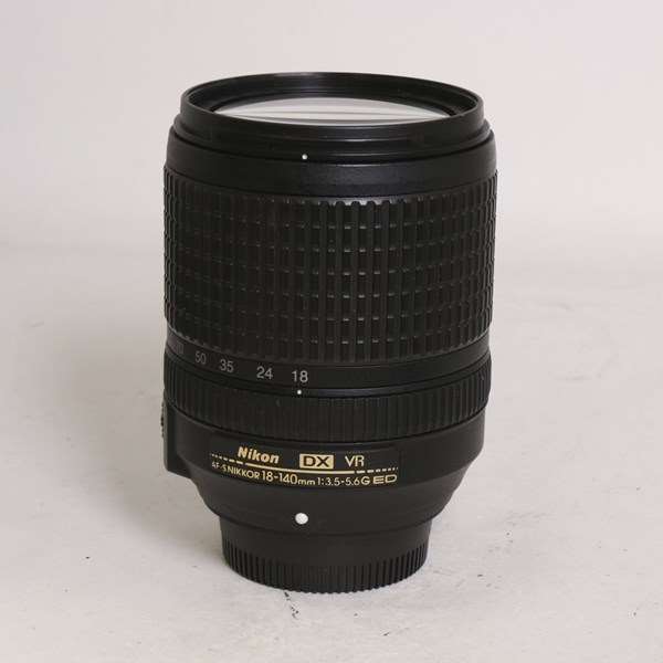 Used Nikon AF-S 18-140mm Nikkor lens f/3.5-5.6G ED VR DX