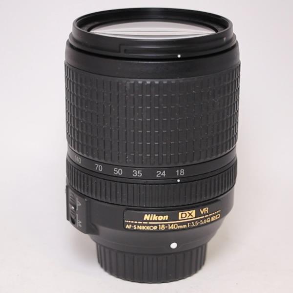 Used Nikon AF-S 18-140mm Nikkor lens f/3.5-5.6G ED VR DX