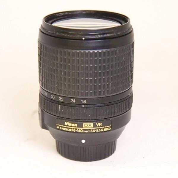 Used Nikon 18-140mm lens f/3.5-5.6 G ED VR AF-S DX NIKKOR