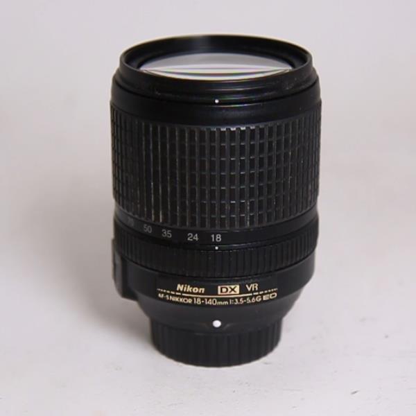 Used Nikon 18-140mm lens f/3.5-5.6 G ED VR AF-S DX NIKKOR