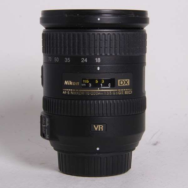 Used Nikon AF-S DX Nikkor 18-200mm f/3.5-5.6G ED VR II Zoom Lens